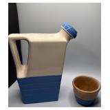 Universal Potteries Inc Pitcher and Bowl