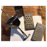 Vintage Metal Cheese Graters Collection