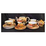 Japanese Porcelain Tea Set, 1920s-1950s