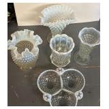 Opalescent Hobnail Glassware
