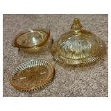 Jeanette Glass Butter Dish