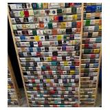 Vintage Matchbooks on handmade racks