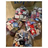 5 Bags of Vintage Matchboxes