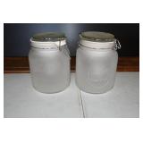Pair of Mason Jar Solar Lights