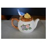 Teleflora Ceramic Bird Nest Tea Pot