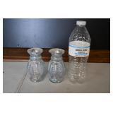 Pair of Fenton Art Bead Glass Vases