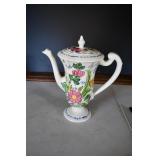 Vtg Blue Ridge Pottery Rose Marie Chocolate Pot