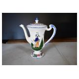 Vtg Blue Ridge Pottery French Peasant Teapot