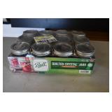 New Ball Quilted Crystal Mason Jars