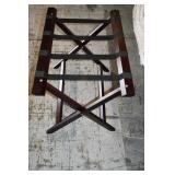Solid Wood Folding Luggage Rack