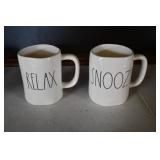 Rae Dunn Relax & Snooze Mugs