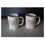 Rae Dunn Yours & Mine Mugs