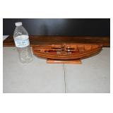 Wooden Dory Model Rowboat