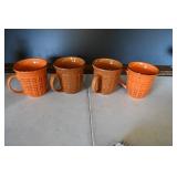 Set of 4 Citrus Grove Coffee Mugs