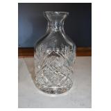 Clear Cut G lass Fleur De Lis Decanter