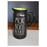 Rae Dunn More Boos Please Pitcher