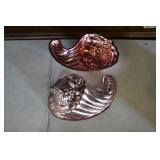 Pair of Cornicopia Dessert Molds