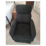 Black Cloth Recliner - Read Details