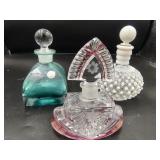3 Vintage Perfume Bottles