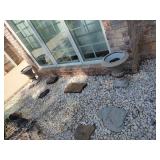 Pair Matching Plaster Planters