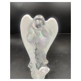 Fenton Frosted Angle Figurine