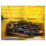 Yellow Tool Box Full of Older Tools