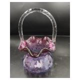 Fenton Pink & Purple Basket