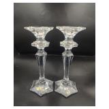 Bohemia Crystal Candle Sticks