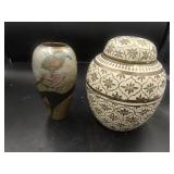 Brass Urn and Vase