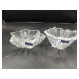 2 Marquis Crystal Bowls