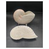 Fitz and Floyd Nautical Shell Decorations