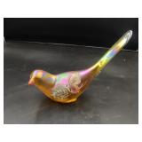 Fenton Glass Bird Handpainted by P. Hayhurst