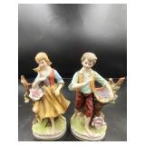 Vintage Porcelain Figurines Made in Japan