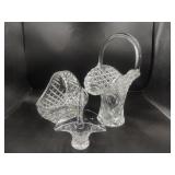3 Glass Baskets