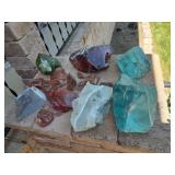 Collection of Slag Glass