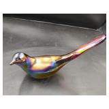 Fenton Iridescent Art Glass Bird