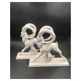 Fitz and Floyd Ram Candle Holders