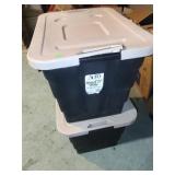 2 Totes of Easter Decorations