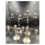 2 Sets of Candelabras