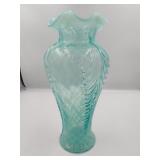 Fenton Trellis and Diamond Pattern Vase