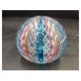 Murano Art Glass Paperweight with Ribbon