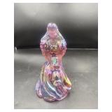 Fenton Pink Girl Figurine