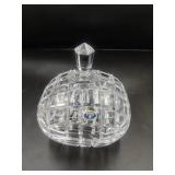 Czech Bohemia Crystal Lidded Candy Dish