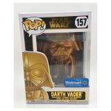 Funko Pop Star Wars Darth Vader 157 Gold Chrome Wa