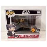 Funko Pop Luke Skywalker With Speeder Bike #229 Ch