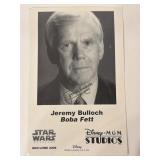 Jeremy Bulloch Autographed Star Wars Photo