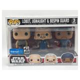 Funko Pop Star Wars Lobot, Ugnaught, and Bespin Gu