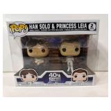 Funko POP! Han Solo & Princess Leia 2-Pack Bobbleh