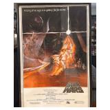 1977 Star Wars Movie Poster in Frame
