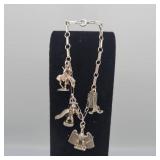 Sterling Silver Charm Bracelet